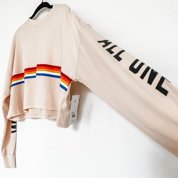 Spiritual Gangster All One Oversized Crop Long Sleeve Size Small - Picture 5 of 10